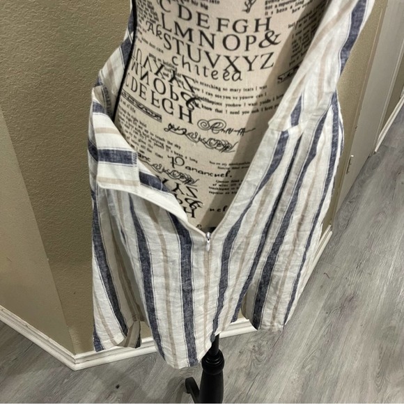 Love tree boho‎ linen blend jumpsuit size large - Picture 7 of 9